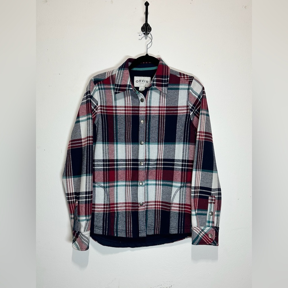 Orvis Fleece Lined Plaid Button Down